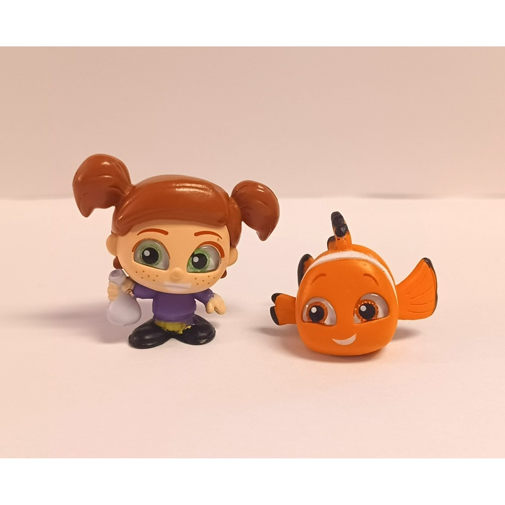 Disney Doorables Finding Nemo Lot Rare Darla and Nemo Series 11 Mini Figures